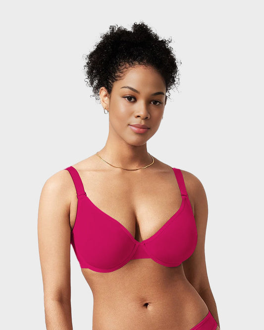 Seamless Mesh Unlined Underwire Bra