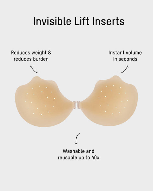 Breathable Silicone Self-Adhesive Invisible Bra (2 Pack)