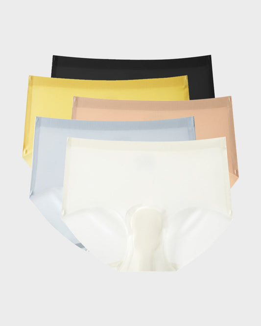 Seamless Anti-Camel Toe Yoga Panties (5 Pack)