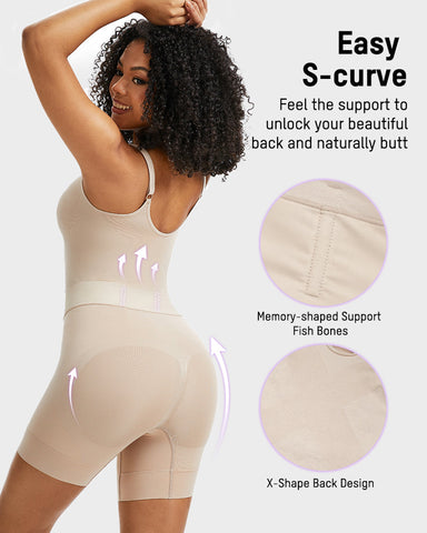 All-in-One Sculpting Bodysuit with Easy-Off Design