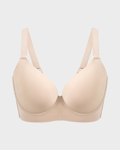 Back Smoothing Push-Up Plunge Bra