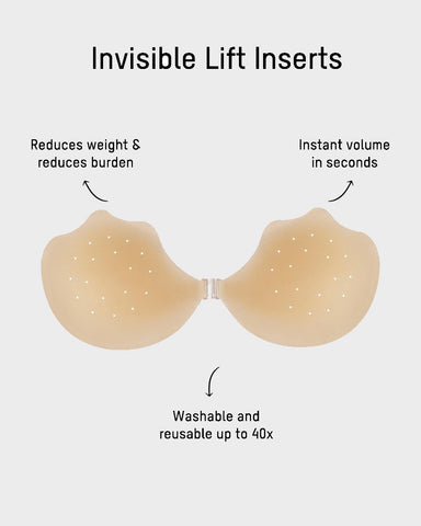 Breathable Silicone Self-Adhesive Invisible Bra (2 Pack)