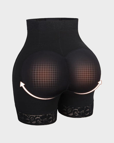 Boned Sculpt High Waist Shorts