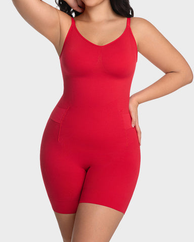 All-in-One Sculpting Bodysuit with Easy-Off Design