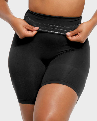 Anti-Roll High-Waist Sculpting Shorts