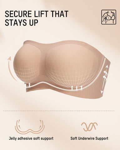 AirEase™ Stay-Put Strapless Bra