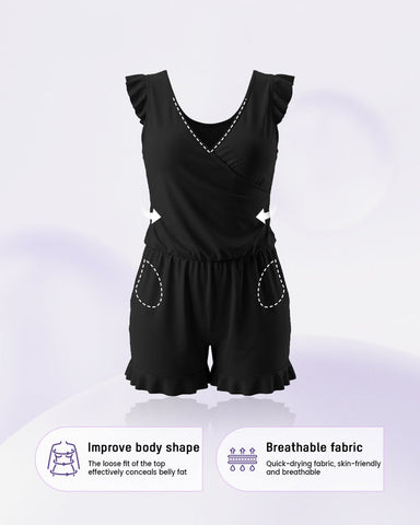 Built-in Bra Swim Romper