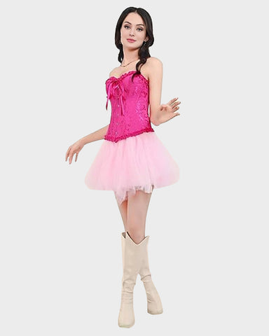 Corset Tops Lace Waist Push Up Shapewear