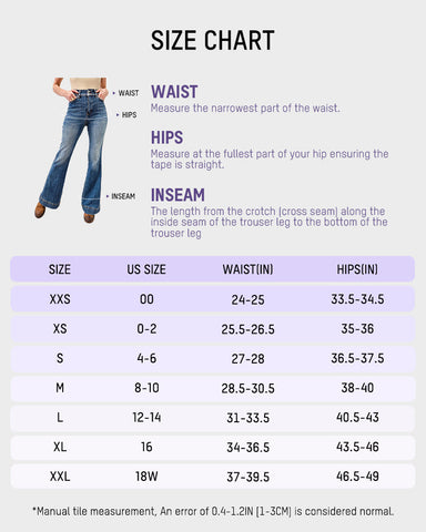 Double Button High Waist Flare Jeans