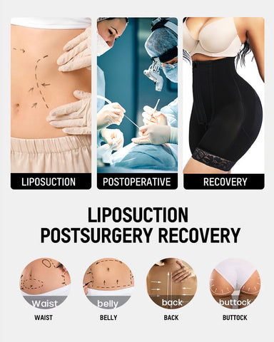 Double Compression High Waist Shaping Shorts