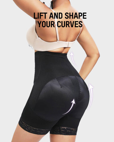 Double Compression High Waist Shaping Shorts