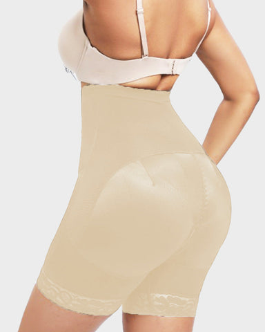 Double Compression High Waist Shaping Shorts