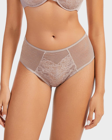 Enchant Floral Lace Brief Underwear (3 Pack)