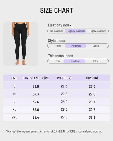 Fleece-Lined High-Waist Leggings with Pockets
