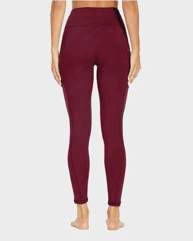 Fleece-Lined High-Waist Leggings with Pockets