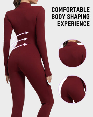 Fleece Slim-Fit Winter Training Jumpsuit