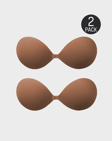 Front Closure Adhesive Invisible Push-Up Bra(2 Pairs)