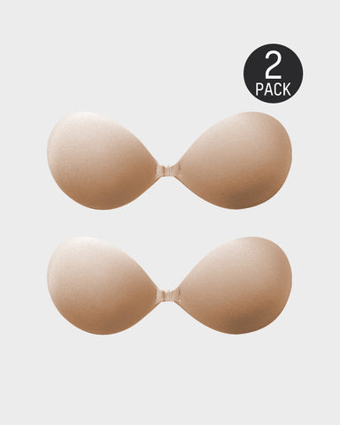 Front Closure Adhesive Invisible Push-Up Bra(2 Pairs)