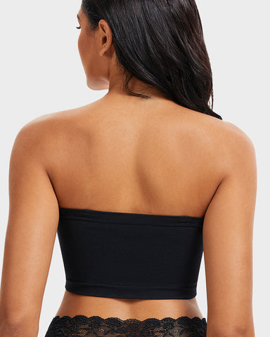Full-Coverage Seamless Bandeau Bra