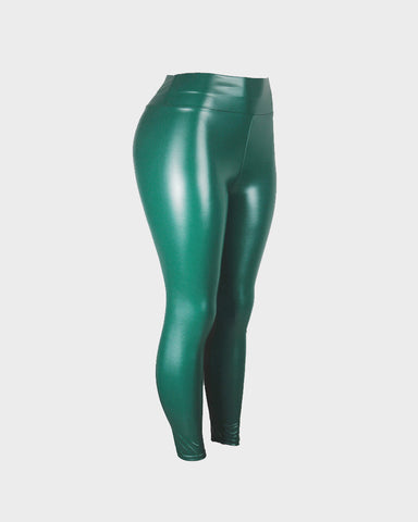 High-Waist Faux Leather Leggings
