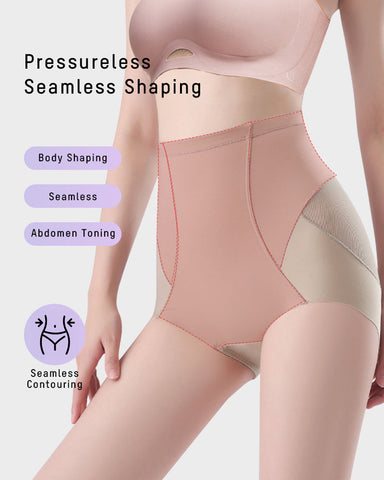 High-Waist Invisible Mesh Strong Shaping Panties (3 Pack)