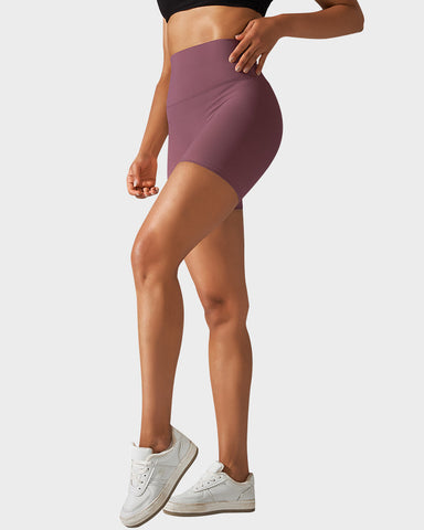 High-Waist Mesh Tummy Control Breathable Boyshorts