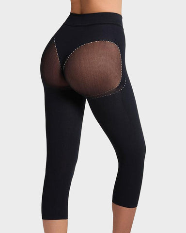 Invisible High-Waist Butt-Lifting Capri Shaper