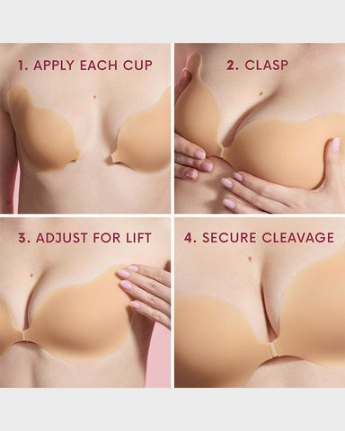 Invisible Lift Sticky Cleavage Bra (2 Pairs)