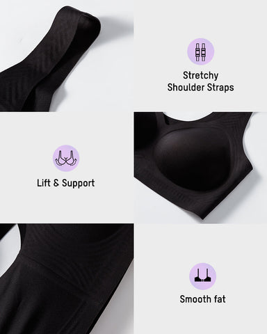 Lifting Wire-Free Antibacterial Jelly Bra