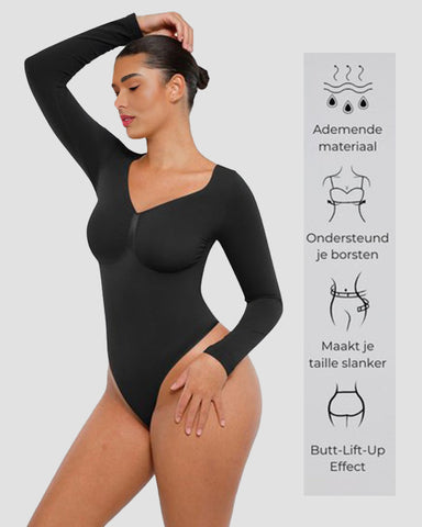 Long Sleeve Shaping Bodysuit