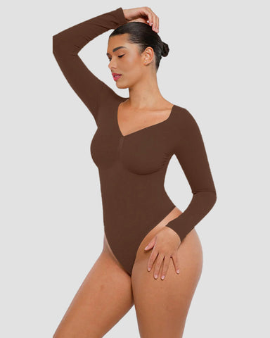 Long Sleeve Shaping Bodysuit