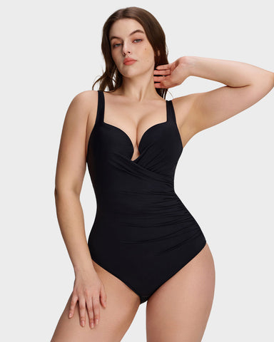 SculptSkin™ PlungeLift One-Piece Swimsuit