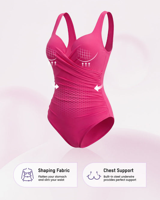 SculptSkin™ PlungeLift One-Piece Swimsuit