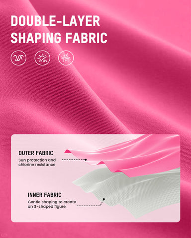 SculptSkin™ SmoothCore V-Neck One-Piece Swimsuit