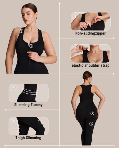 Sculpt & Sweat Sauna Workout Jumpsuit