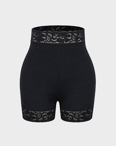 Sculpting Lace Shapewear Shorts for Tummy Control & Butt Lift