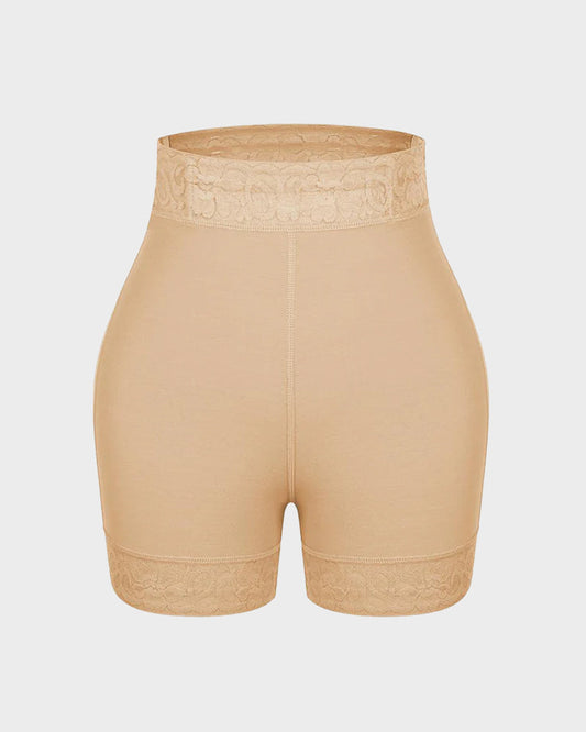 Sculpting Lace Shapewear Shorts for Tummy Control & Butt Lift