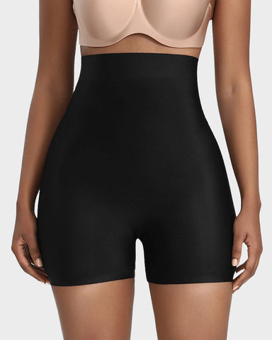 Seamless High-Waist Booty Lift Tummy Control Shapewear Shorts