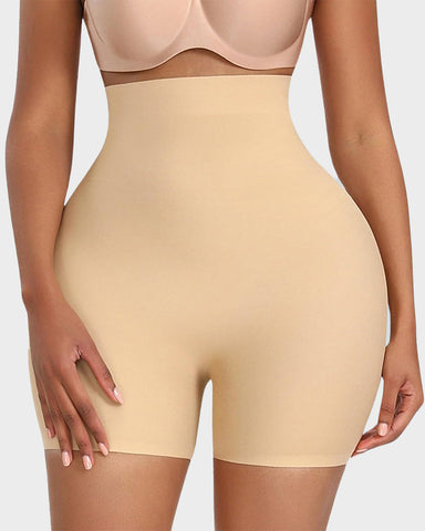 Seamless High-Waist Booty Lift Tummy Control Shapewear Shorts