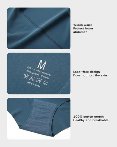 Seamless High-Waist No Show Comfort Panties (6 Pack)