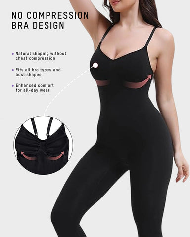Seamless Waist-Cinching Shapewear Bodysuit