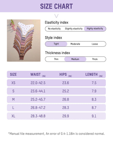 Seamless Wave-Edged Panties (10 Pack)