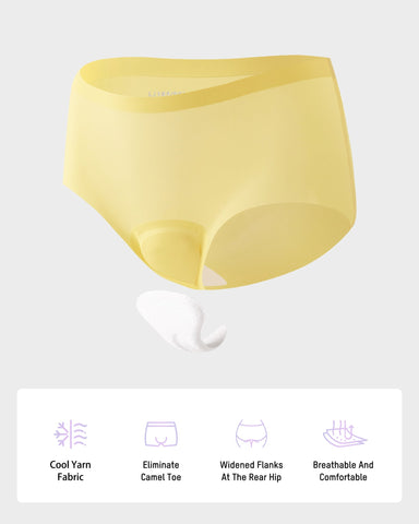 Seamless Anti-Camel Toe Yoga Panties (5 Pack)