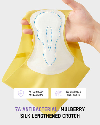 Seamless Anti-Camel Toe Yoga Panties (5 Pack)