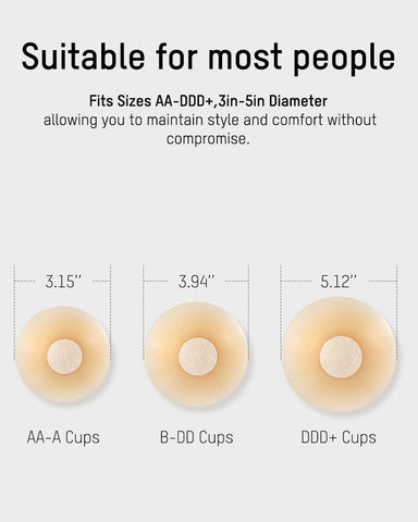 Seamless Non-Adhesive Nip Covers(2 Pairs)