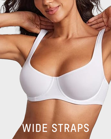 Seamless Unlined Underwire Balconette Bra