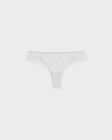 Floral Lace Cut-Out Thong Panties