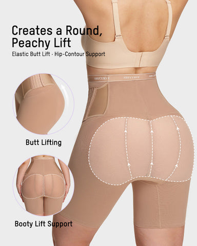 Side-Hook Slimming & Butt-Lifting Shaping Shorts