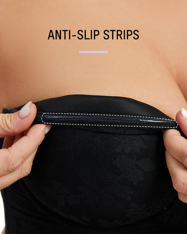 Smooth Lace Longline Strapless Underwire Bra