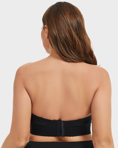 Smooth Lace Longline Strapless Underwire Bra